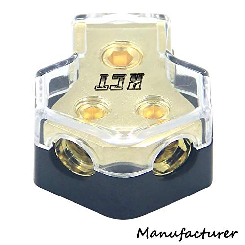 [AUSTRALIA] - KCT 0/2/4 Gauge in 4/8 Gauge Out 2 Way Amp Power Distribution Block for Car Audio Splitter 