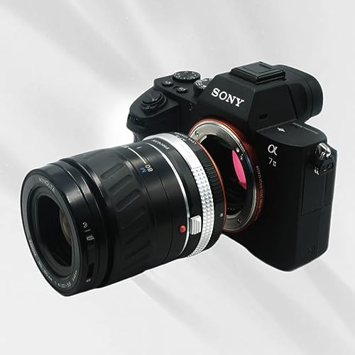 PHOLSY Lens Mount Adapter Manual Focus: Compatible with Sony A (Minolta AF) Lens to Sony E (NEX) Camera Body, Compatible with Sony A to E, Sony A to NEX Sony A / Minolta AF to Sony E