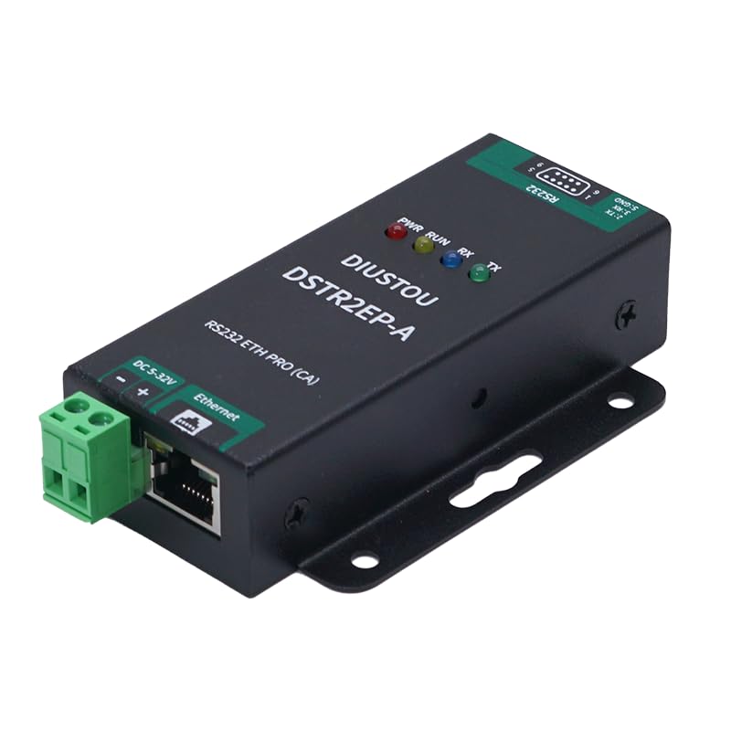Industrial-Grade Device RS232 to ETH Networking Server Modbus TCP Gateway Supports MQTT Protocol DB9 Interface to RJ45