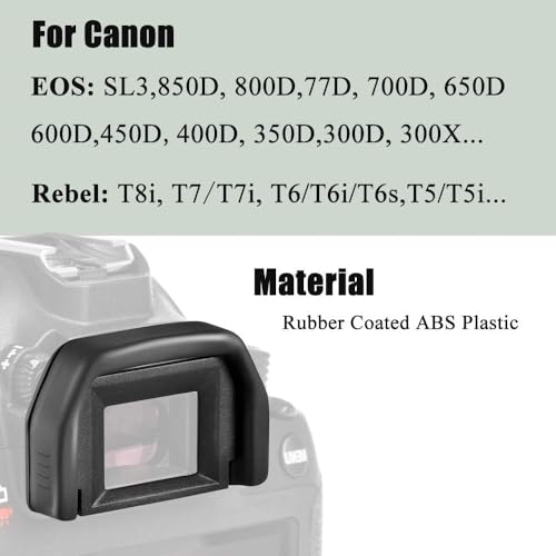 EF Eyepiece Cup Viewfinder Eyecup for Canon T8i EOS SL3-2PCs