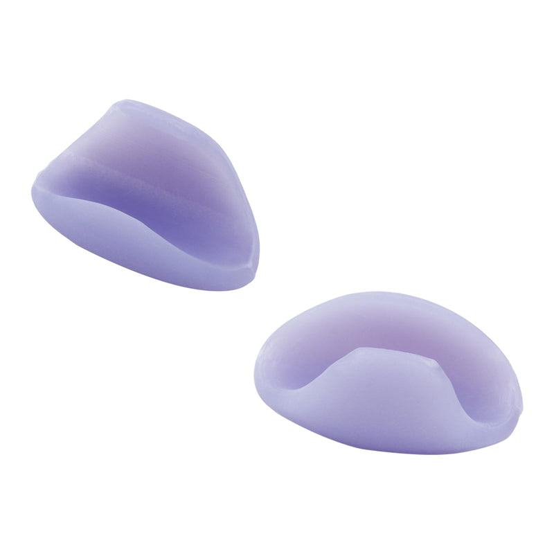 3Pcs Purple Flute Thumb Rest Cushion, Soft Silicone Finger Cover for Flute Wind Instrument