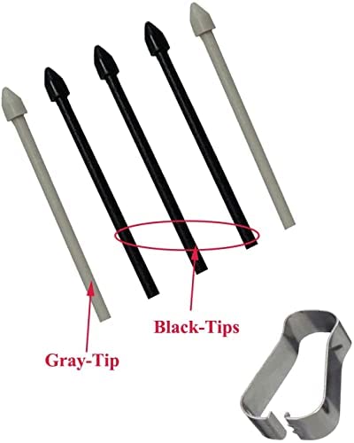 Ubrokeifixit Tab S6 Lite Touch Stylus S Pen Replacement Tips/Nibs for Samsung Galaxy Tab S6 Lite 10.4" SM-P610 SM-P615 2020",with Removal Tweezer (P610-Tips/Black)