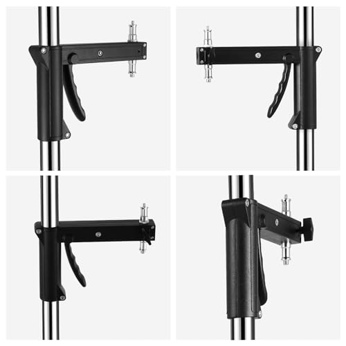 Sliding Arm for Photography Pistol Grip Rolling Light Stand Sliding Arm