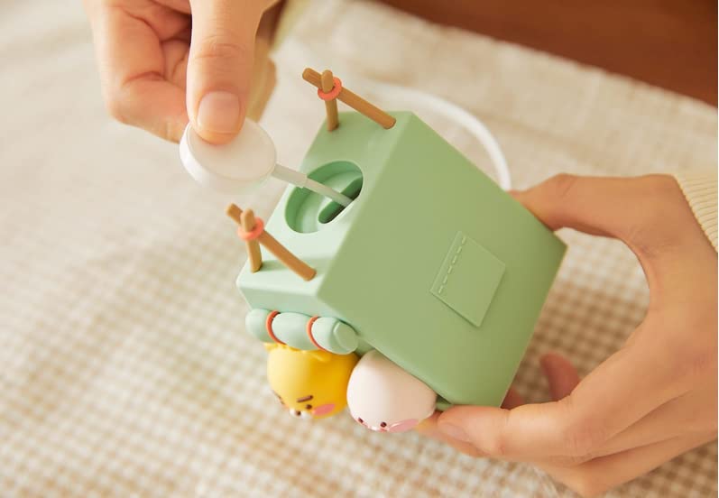 KAKA0 Official Merchandise Gift Set- Little Ryan and Little Apeach Camping Themed Stand Dock Case Compatible with Apple Watch + Heart Memocard Included