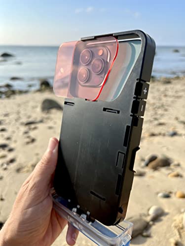 Red Filter 3 Pack for Underwater Photography - Compatible Only with The ProShot Dive & ProShot Touch 2.0 Case. Red, Magenta, and Pink Filter Included. Enhance Your Underwater Photos & Videos.