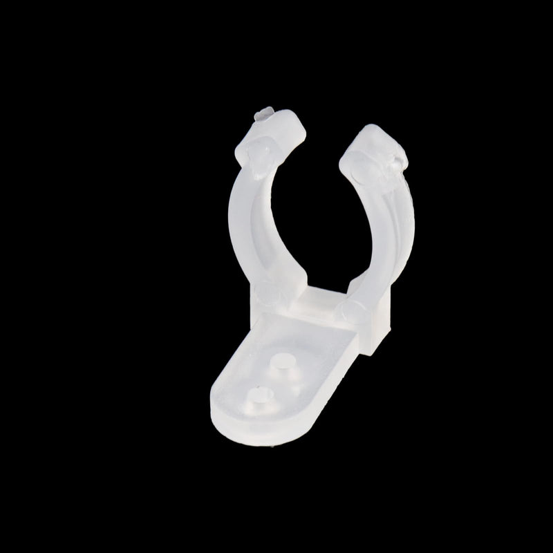 100Pcs 1/2 Inch LED Rope Light Clips Holder Cable Clips with Screws for Hanging Christmas Light String Lights Outdoor Wedding Patio LED Light Wall Mount 1/2 Inch(12mm) Transparent