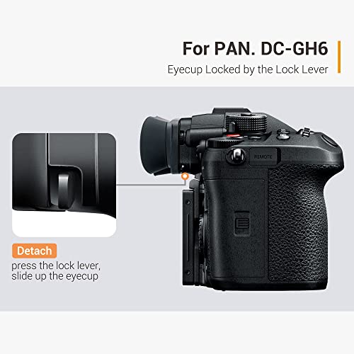 Extended Lumix DC-GH7 GH6 GH5 II GH5M2 DC-GH5S DC-GH5 Eye Cup for Panasonic DC-GH7 GH6 GH5S GH5