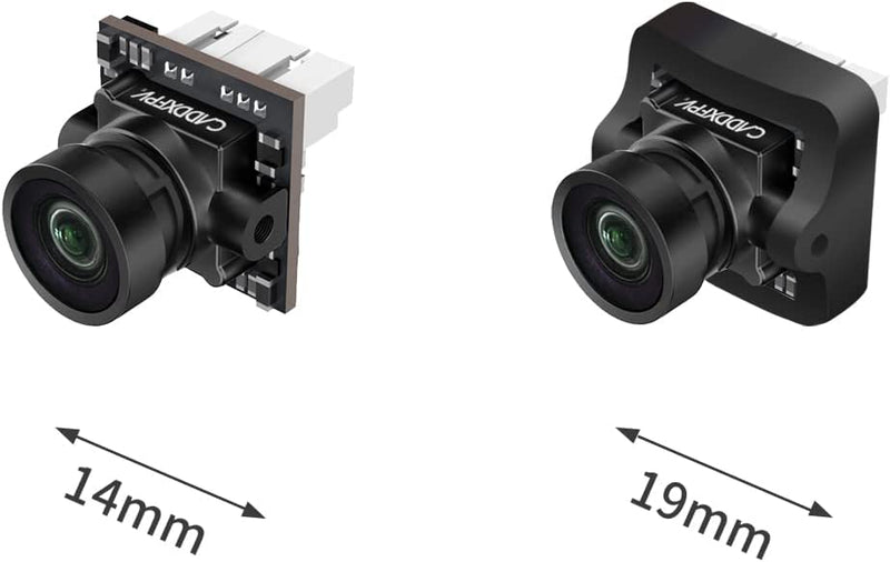 SoloGood Caddx Ant FPV Camera 1200TVL Global WDR OSD 1.8mm Nano FPV Camera 16:9 NTSC PAL for RC FPV Cinewhoop Tinywhoop Drone Black 16:9