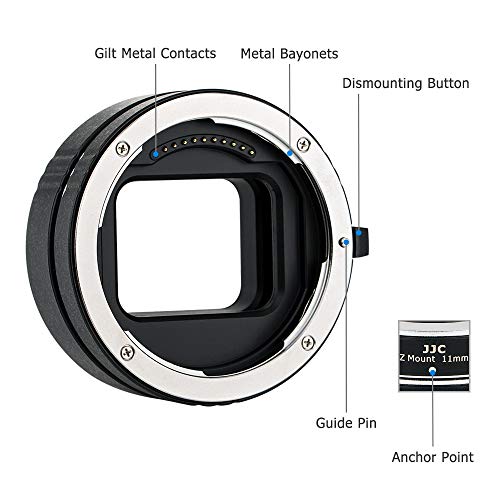 JJC Z Mount Auto Focus Macro Extension Tube Set for Nikon Z Camera & Lens Nikon Z Mount (Set)