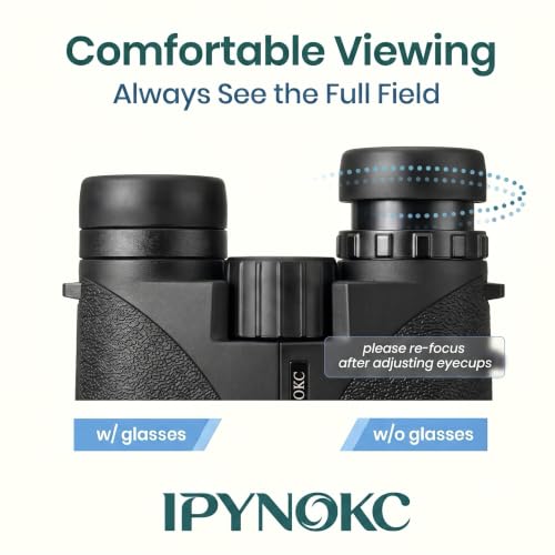 12x42 HD Binoculars for Adults, BAK4 Prism Waterproof Lightweight 12X42