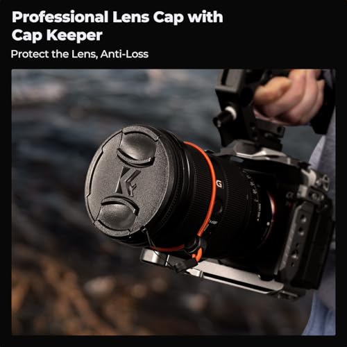 K&F CONCEPT 67mm Circular Polarizer Lens Filter with Filter Cap and Cloth