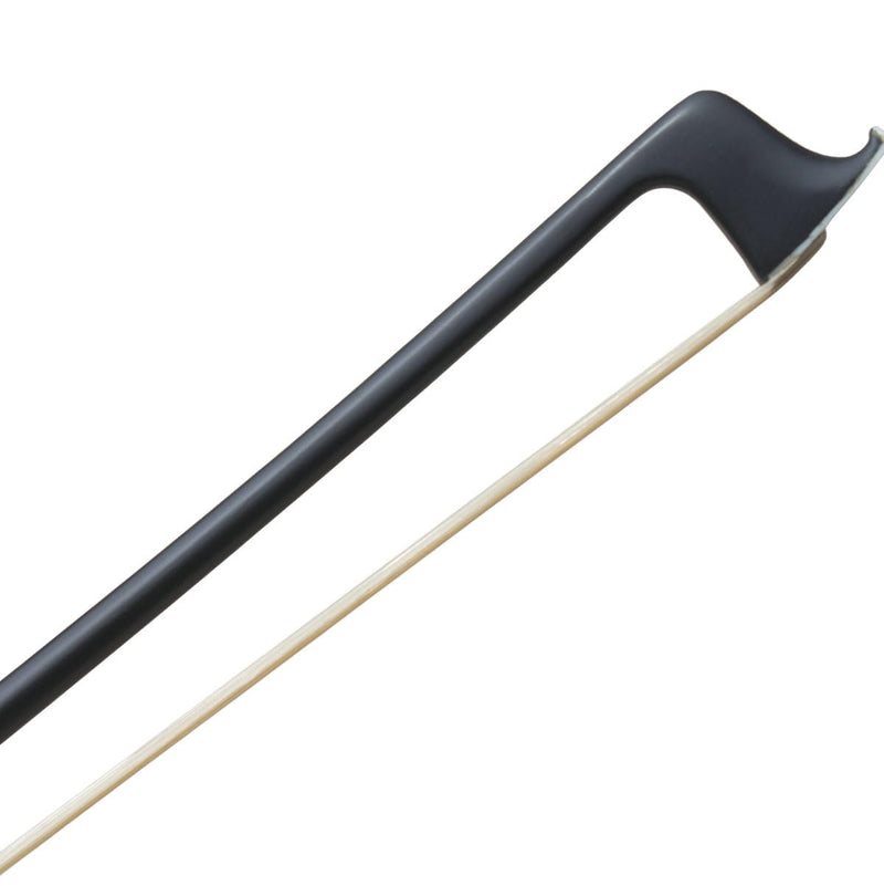 Viola Bow Carbon Fiber Stick Ebony Frog Natural Horsehair for Teacher Student Professional Viola Bow Full Size 02-Carbon Fiber