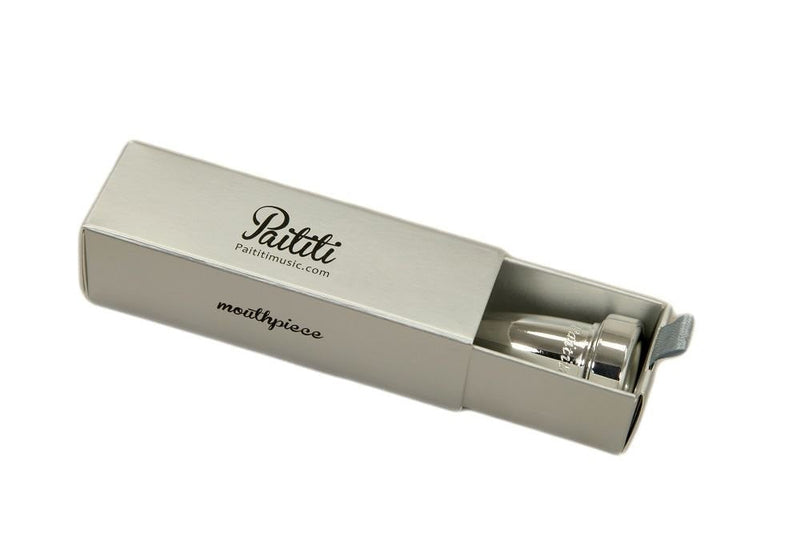 Paititi Silver Plated Rich Tone Bb 3C Trumpet Mouthpiece 3C Rich Tone Silver Plated