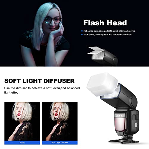 Godox TT600 GN60 2.4G 1/8000s Camera Flash Speedlite