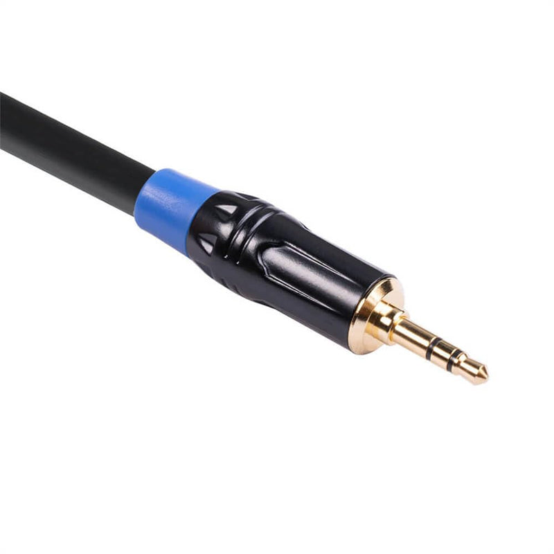 Elecbee XLR Female 5 Pin to Stereo Jack Audio 3.5Mm Male Balanced Audio Converter Adapter Cable 0.3M, Compatible with Microphones Mixers Amplifiers and Speakers