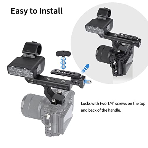 Nitze Extension Rig for Sony FX3/FX30 XLR-H1 XLR Handle Unit - T-S08B