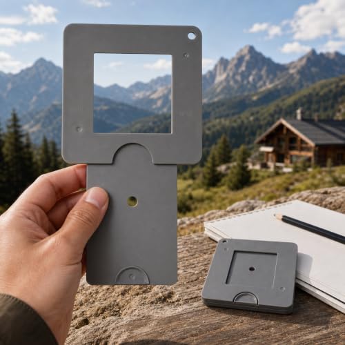 Golden Ratio Viewer Art Painting Viewfinder, 8PCS
