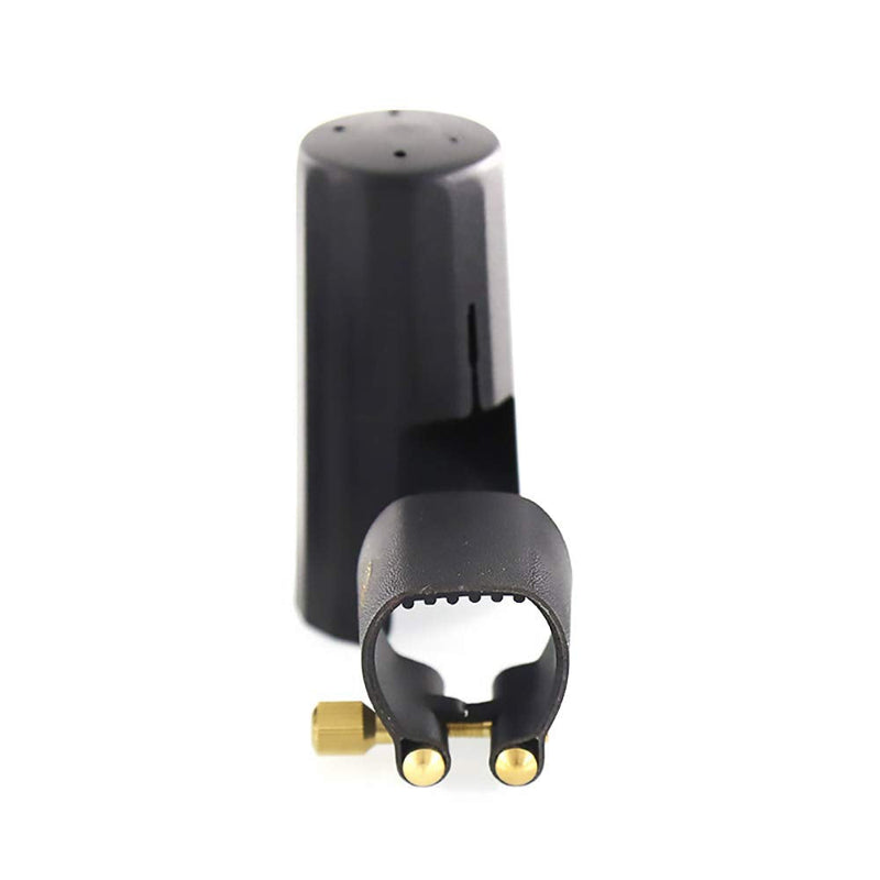 [AUSTRALIA] - Rochix Leather Ligature and Plastic Cap for Alto Saxophone Sax alto sax leather ligature 