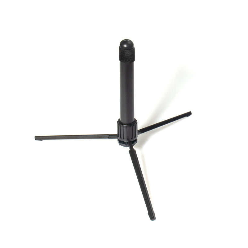 Portable Flute Stand Holder, Metal 3-Leg Flute Stand with Foldable Flute Stand Base, Stable Support Flute Stands, Wind Instrument Accessory