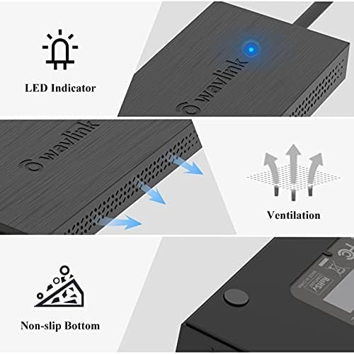 WAVLINK HDMI Splitter Extended Display for Dual Monitor, USB A or USB-C to Dual HDMI Adapter, Multi-Monitor Display 3 Separate Screens for Windows and macOS,4K30Hz,1080p@60Hz 1080P60Hz