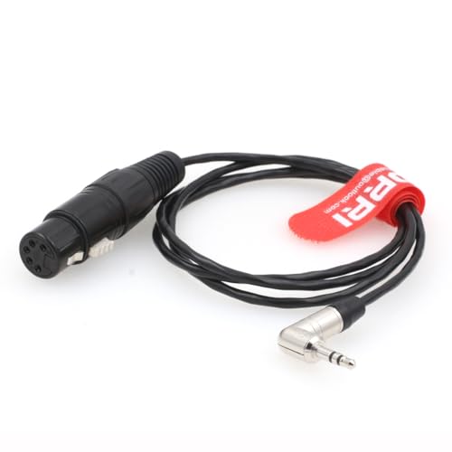 XLR 5 pin Female to 1/8" (3.5mm) Microphone Cable for Sony PCM-D50
