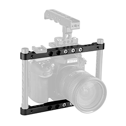 CAMVATE 200mm Camera Bar with 15mm Rod for DIY Camera/Monitor Cage Rig