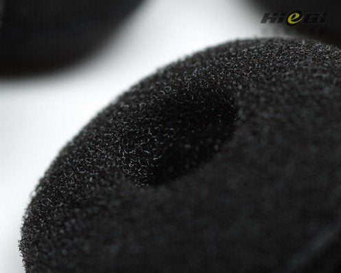 Quality Replacement Foam Pad Earbud Earpad 12 Pack Sponge Cushion Covers for iPod and Stereo Headsets - Black