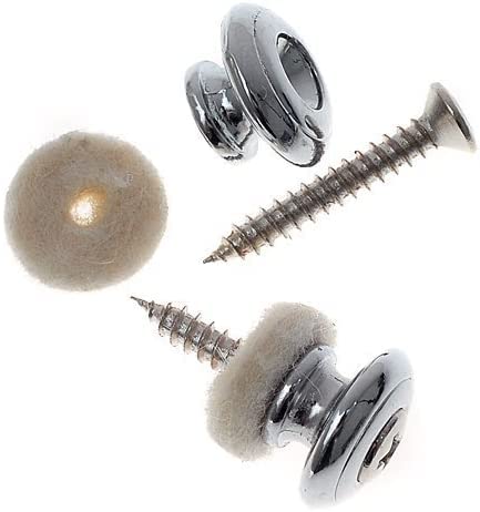 [AUSTRALIA] - Complete 3 String Box Guitar Replacement Part inclued Saddle Bridge Tuning Pegs Keys Control Knobs Strap Locks Screws Washers Chrome silver 