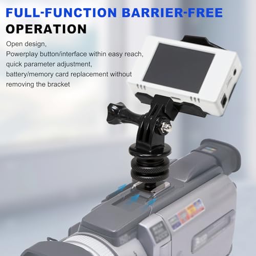 Camera Hot Shoe Bracket for ImmersionRC Powerplay, 360° Adjustable Angle