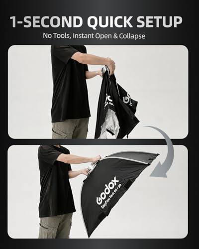 Godox Softbox EazyFlow Octa 24" /60cm Quick Release Octagonal Softbox EazyFlow Octa 60cm