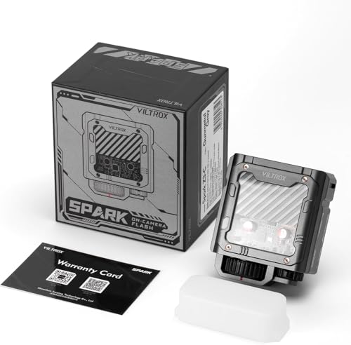 VILTROX Spark Z3 TTL On-Camera Flash,GN16 Mini Flash with 26Ws Output,7-Level Adjustment,1s Recycle,650 Full-Power Flashes (Z3-S-Gray (for Sony))