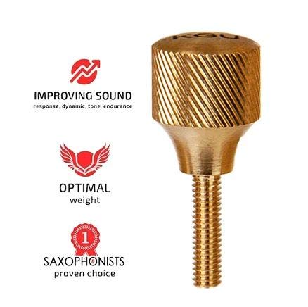 KGUBrass Heavy Saxophone Neck Screws, alto saxophone, tenor saxophone, soprano saxophone, baritone saxophone neck screws RawBrass Yamaha,Keilwerth,Antigua,Buffet,SelmerTS44 Raw Brass