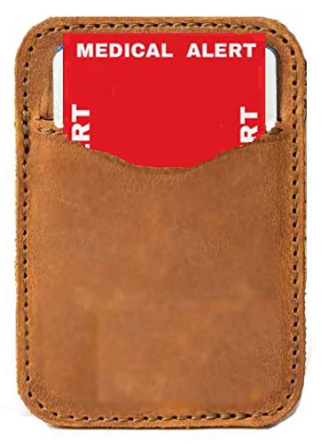 Medical Condition and Emergency Contact ID Wallet Card Folding, Medical Alert Card (10 Pack) 10