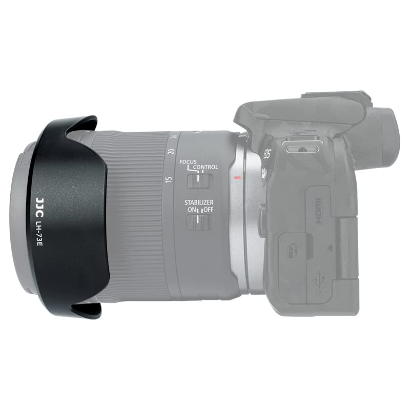 Lens Hood for Canon RF 15-30mm F4.5-6.3 is STM Lens on EOS R6 Mark II EOS R Series Camera, Reversible Lens Shade Replace Canon EW-73E Lens Hood, Compatible with 67mm Filters and 67mm Lens Cap Replace Can.EW-73E