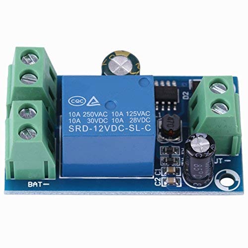 Yinhing Power Supply Controller, DC Power/Battery Switch DC 12V 24V 36V 48V 10A Power Supply Battery Controller Emergency Automatic Switch Module