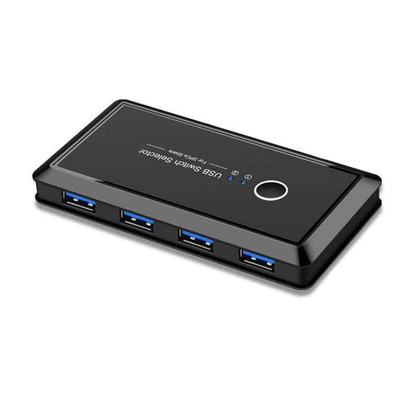 Chenyang USB 3.0 KVM Sharing Switch Selector 2 Computers Sharing 4 USB Devices for Keyboard Mouse Scanner Printer 2 to 4 USB 3.0