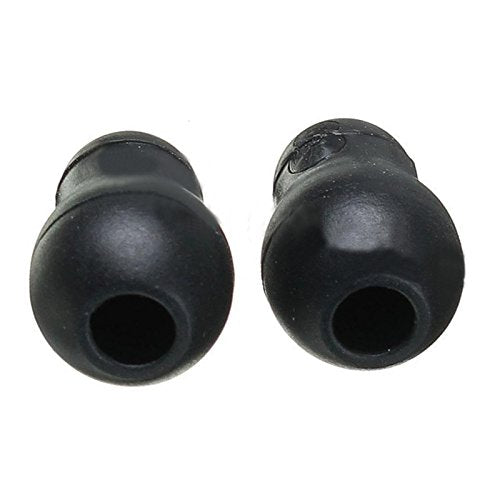 10 pcs Reusable Black Silicone Soft Earplug Eartips for Stethoscope 2cm x 1.2cm