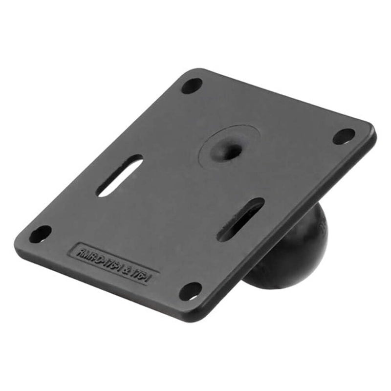 RAM MOUNTS VESA Mount Plate with C Size 1.5" Ball, 75x75mm Adapter | Marine-grade aluminum mounting plate compatible with monitors, tablets and displays