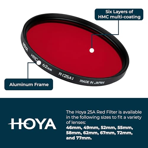 Hoya 62mm HMC Screw-in Filter - Red