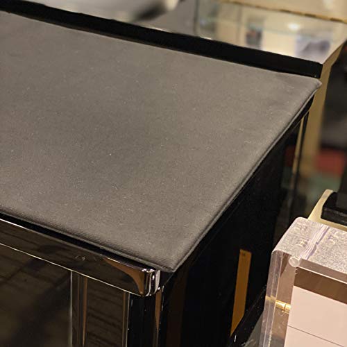 Clairevoire Waterproof Top Cover Pad for Upright / Vertical, Pianos Minimalist Design, Dustproof Fabric, Optimal protection against Scratches/Blemishes in Midnight Black – Premium Piano Accessory 60.2 inches [ 153cm ] Standard Upright Piano