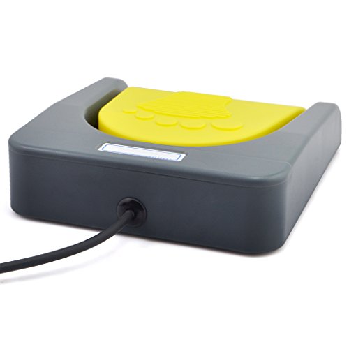 iKKEGOL USB Single Foot Switch Control One Key Customized Computer Keyboard Action Pedal HID Grey