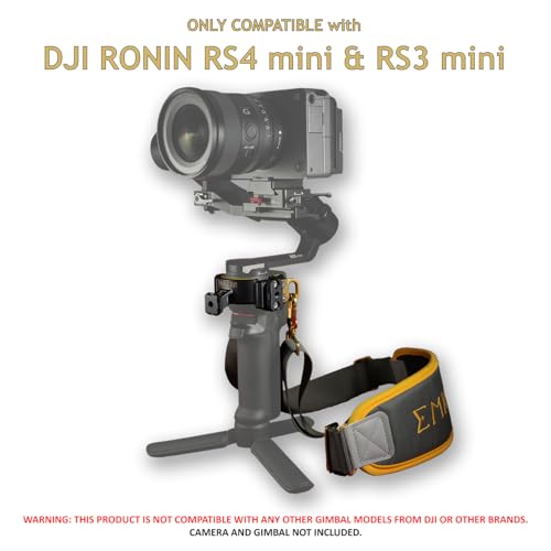 NATONEX NS3m NATO Connectivity Multiplier Accessory for DJI Ronin RS4 mini & RS3 mini Video Stabilizer Gimbals (Gold on Graphite) GOLD on GRAPHITE