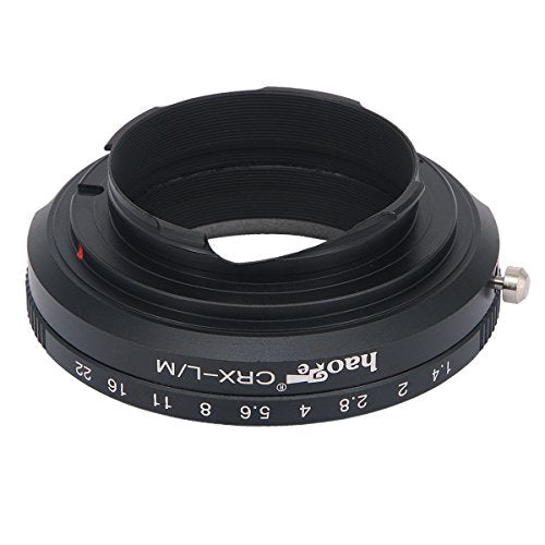 Haoge Manual Lens Adapter for Contarex CRX Mount Lens to Leica M LM Mount Camera Such as M240, M262, M3, M2, M1, M4, M5, M6, MP, M7, M8, M9, M9-P, M Monochrom, M-E, M, M-P, M10, M-A