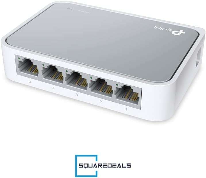 Learning Resources TL-SF1005D TP-Link 5-Port Fast Ethernet Unmanaged Switch | Plug and Play | Desktop | Plug and Play, Desktop 5 Port Non-PoE