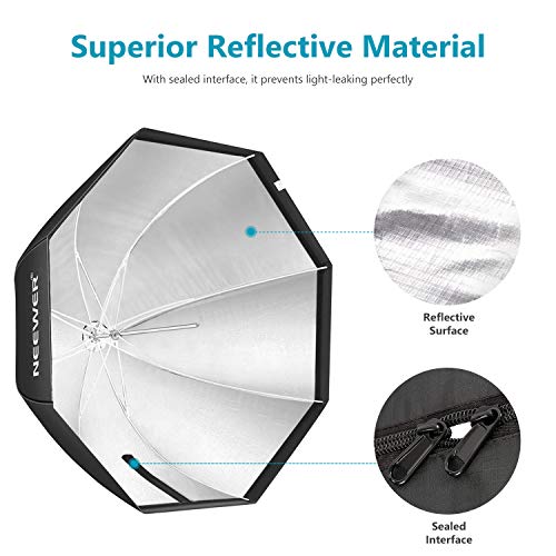 NEEWER 37.5inches/95centimeters Octagon Softbox with Carrying Bag 37.5"/95cm