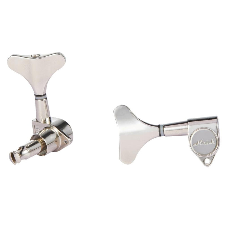 KAISH 5 String 3R2L 18:1 Sealed Bass Tuners Bass Guitar Tuning Keys Tuning Machine Heads for Ibanez/Yamaha Style Acoustic/Electric Bass Nickel 5 String 3R/2L