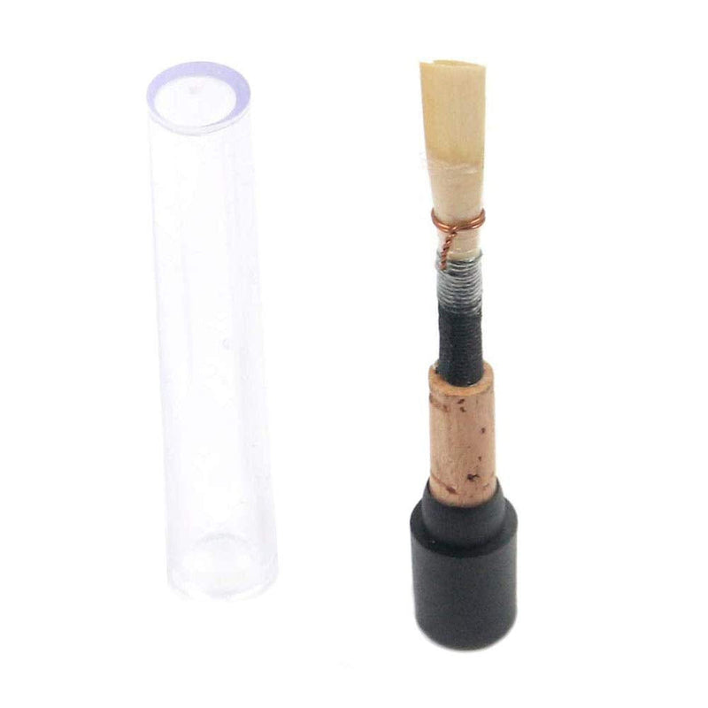3Pcs Oboe Reeds Medium Soft with Plastic Case/Tube Oboe Reed Woodwind Instrument Accessories Black