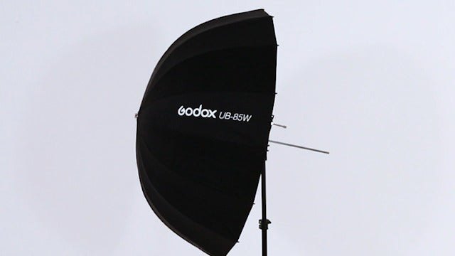 Godox UB-85S 33.5in/85cm Parabolic Reflective Umbrella Silver