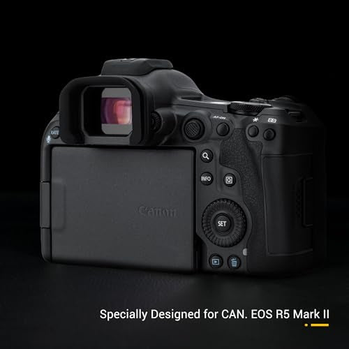 JJC Soft Rubber Eyecup Eyepiece Viewfinder for Canon EOS R5 Mark II Camera Canon ER-KE Eyecup Replacement