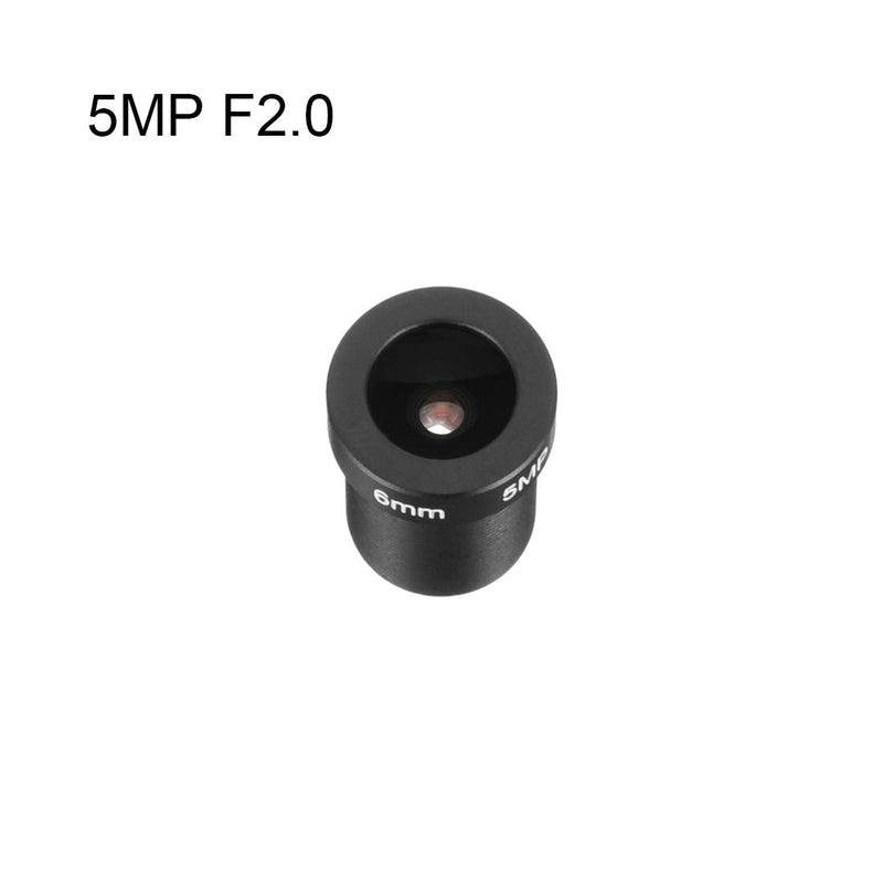 uxcell 6mm 5MP F2.0 FPV CCTV Camera Lens Wide Angle for CCD Camera